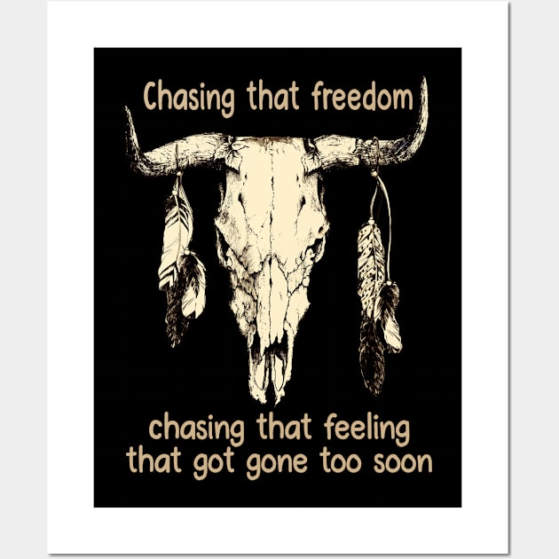 Chasing That Freedom, Chasing That Feeling That Got Gone Too Soon Glasses Whiskey Wall Art by Merle Huisman